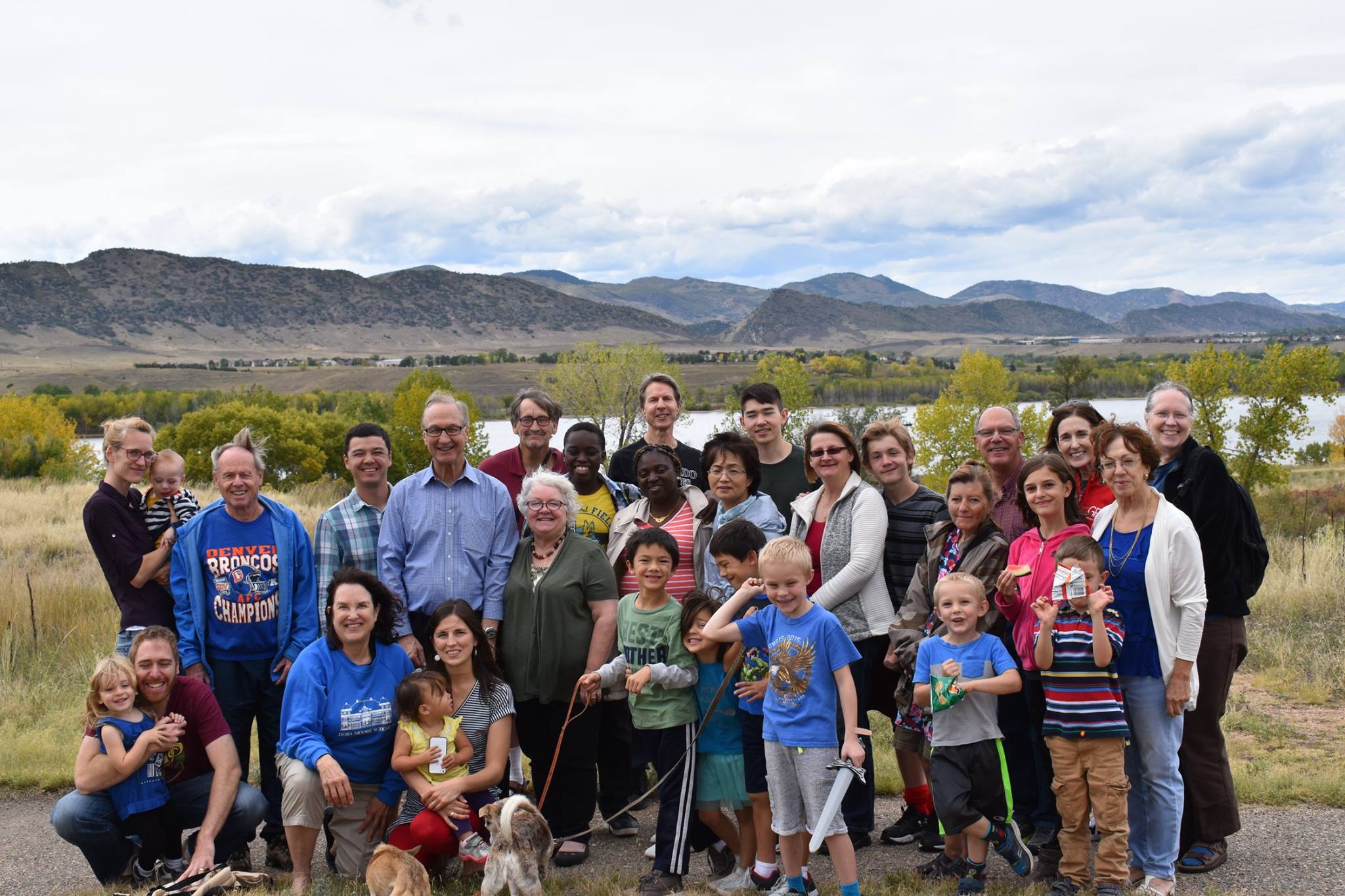 Group photo after the picnic at Chatfield State Park