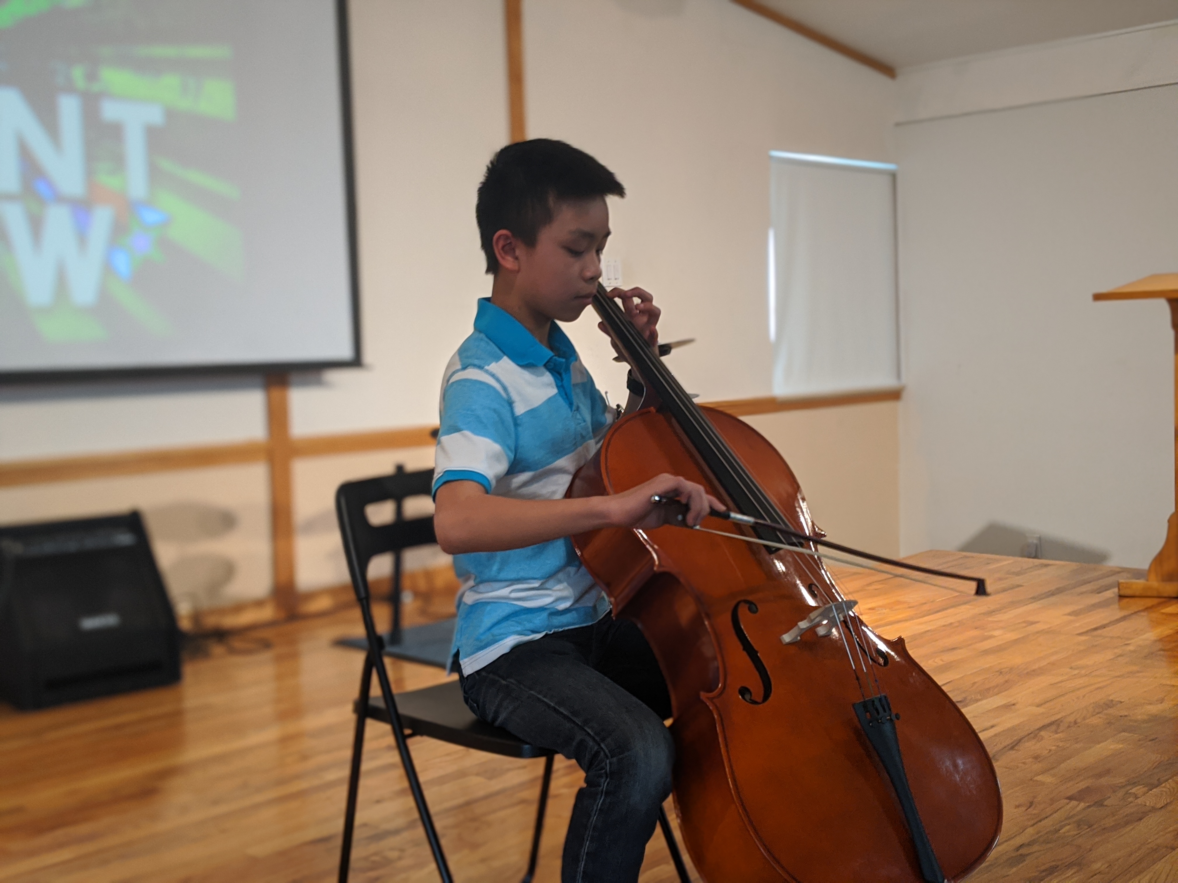 1st prize talent show contestant Jonathan Duong